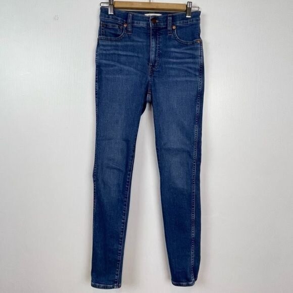Madewell Denim - Madewell 10" High-Rise Skinny Jeans in Danny Wash TENCEL Denim Edition 25